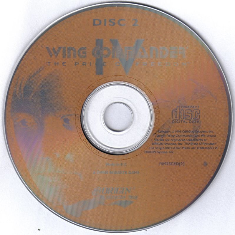 Media for Wing Commander IV: The Price of Freedom (DOS) (EA CD-ROM Classics release): Disc 2
