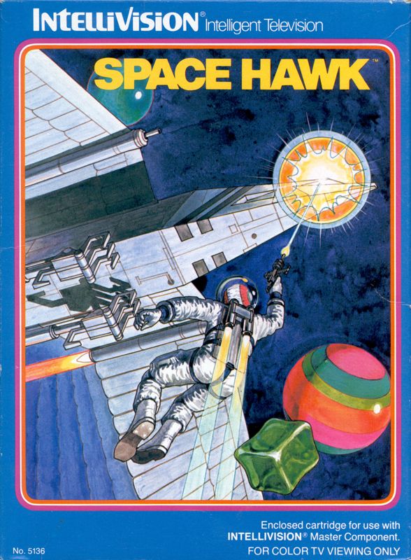 Front Cover for Space Hawk (Intellivision) (Second Release)