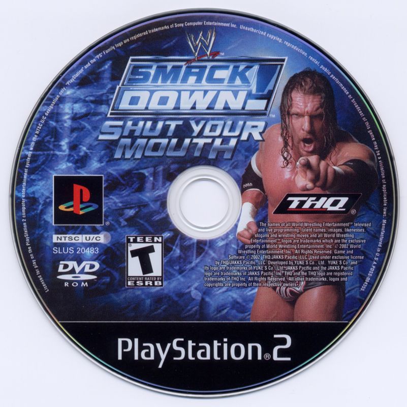 WWE Smackdown! Shut Your Mouth cover or packaging material - MobyGames