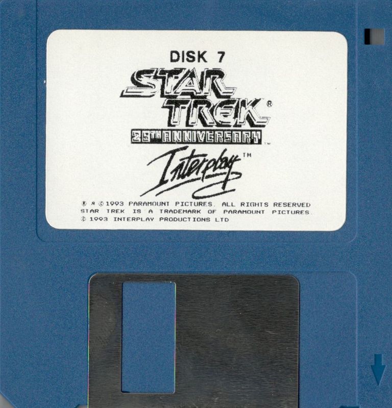 Media for Star Trek: 25th Anniversary (Amiga): Disk 7