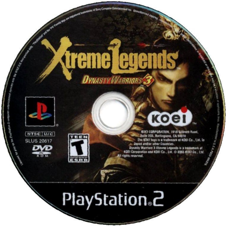 Media for Dynasty Warriors 3: Xtreme Legends (PlayStation 2)