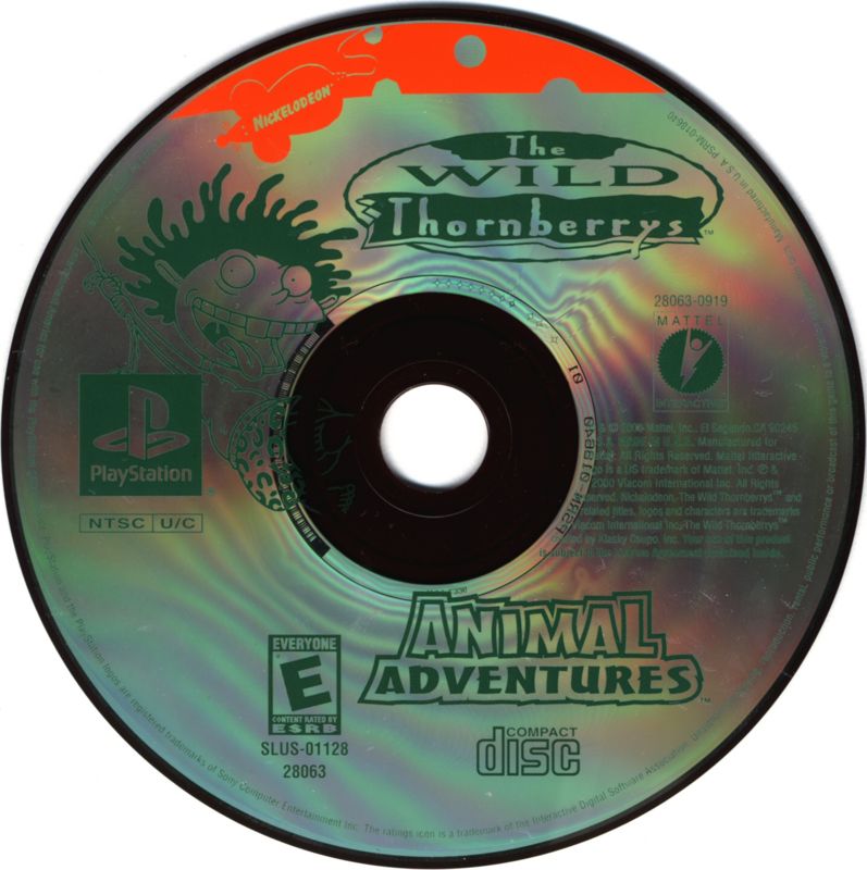 Media for The Wild Thornberrys Animal Adventures (PlayStation)