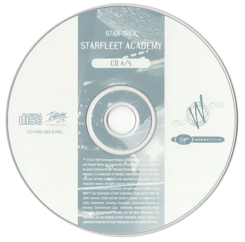 Media for Star Trek: Starfleet Academy (Windows) (White Label release): CD 4