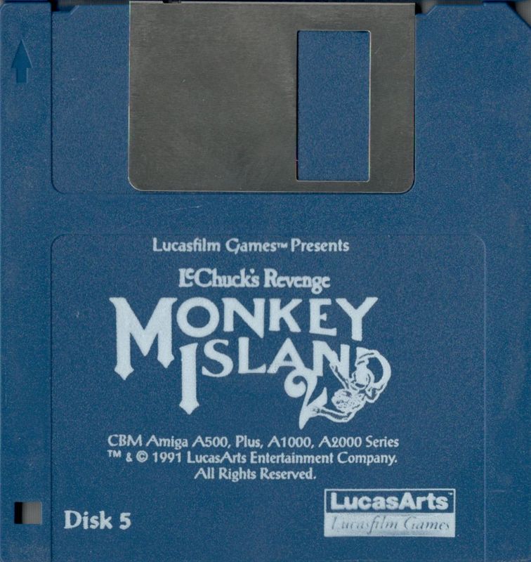 Media for Monkey Island 2: LeChuck's Revenge (Amiga): Disk 5