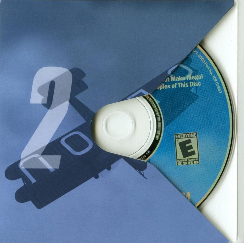 Other for Microsoft Flight Simulator 2004: A Century of Flight (Windows): Disc Holder - Disc 2 Pocket