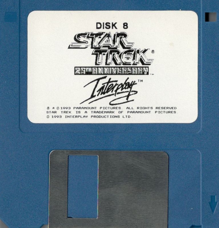 Media for Star Trek: 25th Anniversary (Amiga): Disk 8