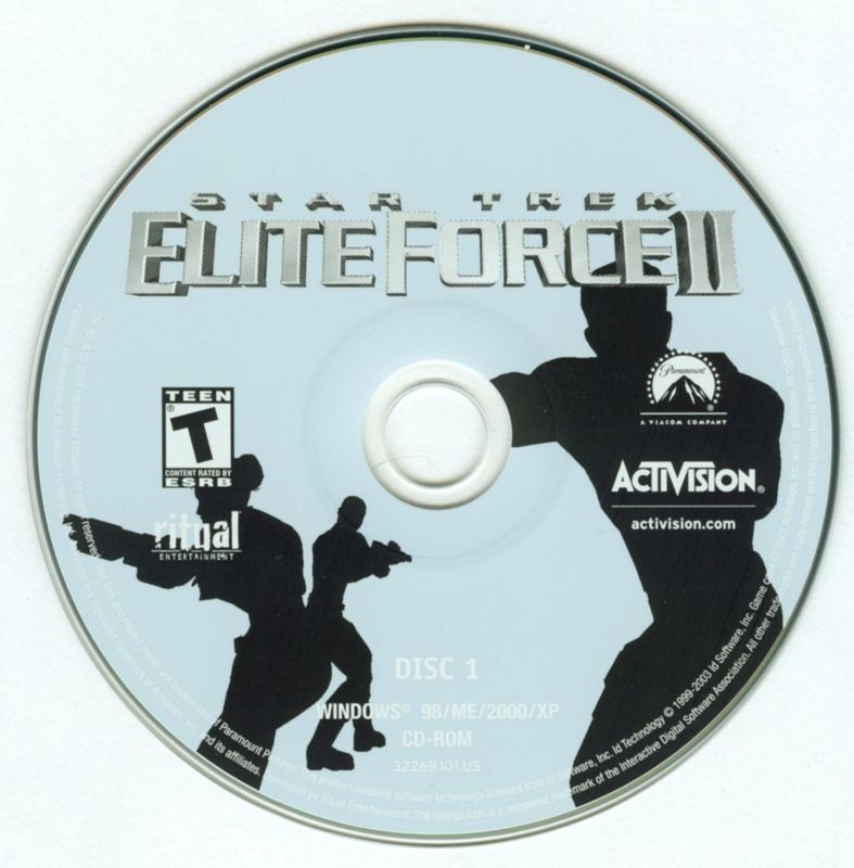 Media for Star Trek: Elite Force II (Windows): Disc 1