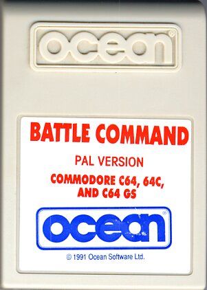 Media for Battle Command (Commodore 64) (Cartridge release)
