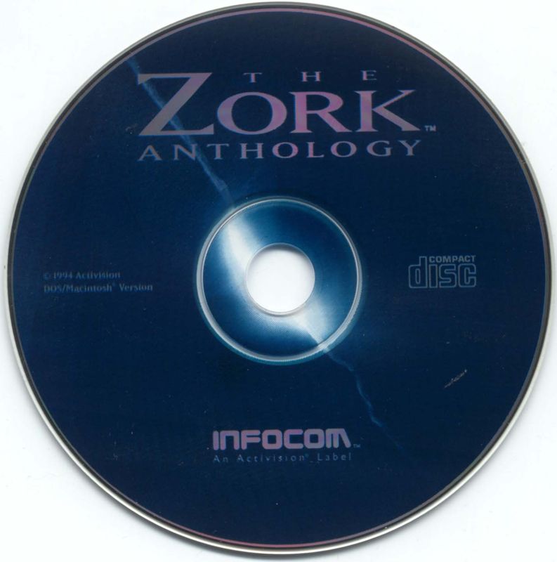 Media for The Zork Anthology (DOS and Macintosh)