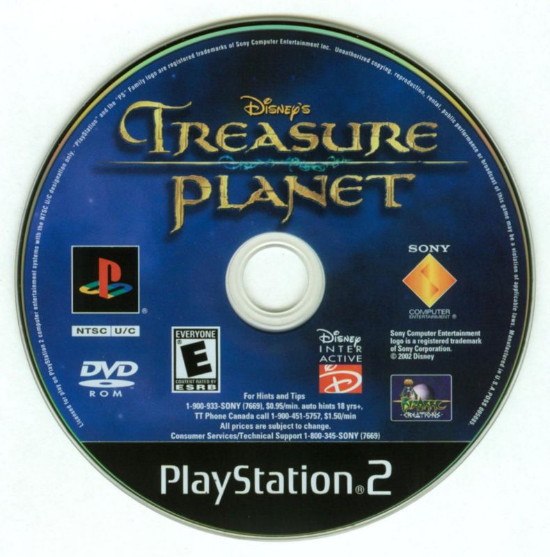 Media for Disney's Treasure Planet (PlayStation 2)