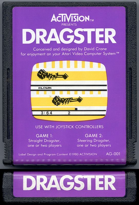 Media for Dragster (Atari 2600)