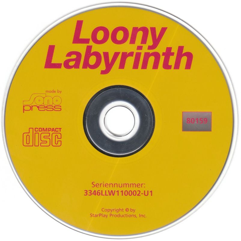 Media for GamePack 2 (DOS and Windows and Windows 3.x): Loony Labyrinth