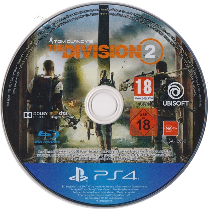 Media for Tom Clancy's The Division 2 (Washington D.C. Edition) (PlayStation 4)