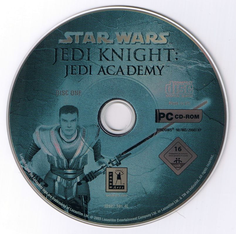 Media for Star Wars: Jedi Knight - Jedi Academy (Windows): Disc 1/2