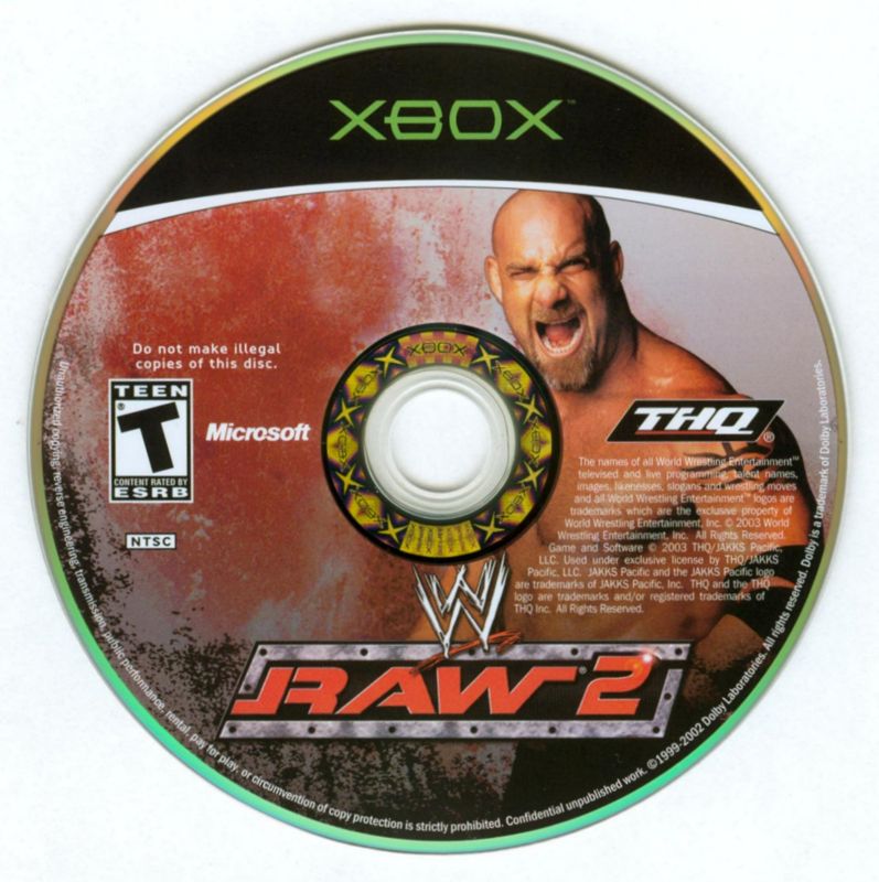 Media for WWE Raw 2 (Xbox)