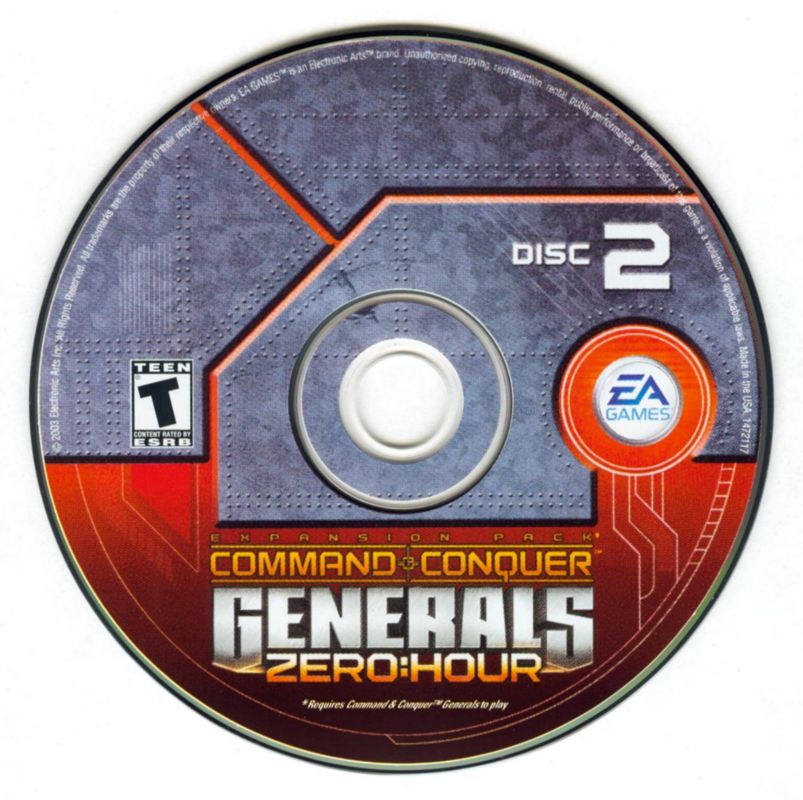 Media for Command & Conquer: Generals - Zero:Hour (Windows): Disc 2