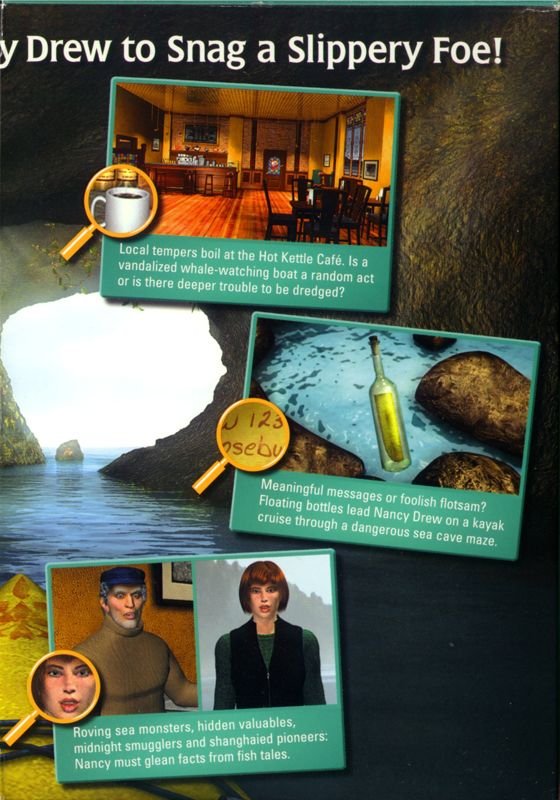 Inside Cover for Nancy Drew: Danger on Deception Island (Windows): Right Flap