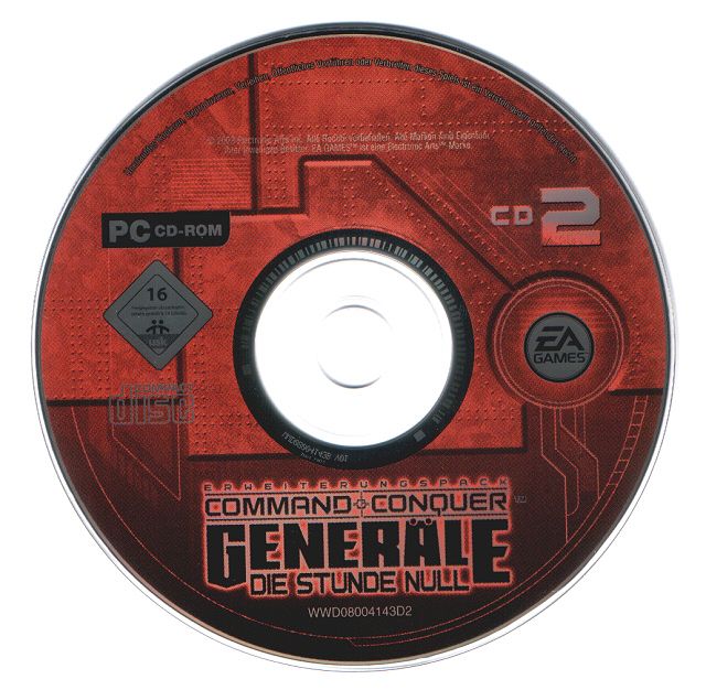 Media for Command & Conquer: Generals - Zero:Hour (Windows): Disc 2