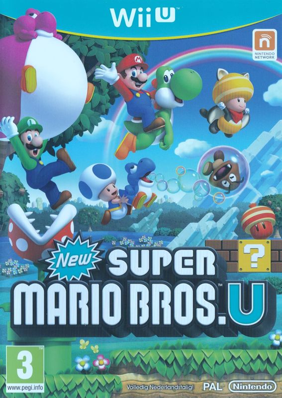 Front Cover for New Super Mario Bros. U (Wii U)