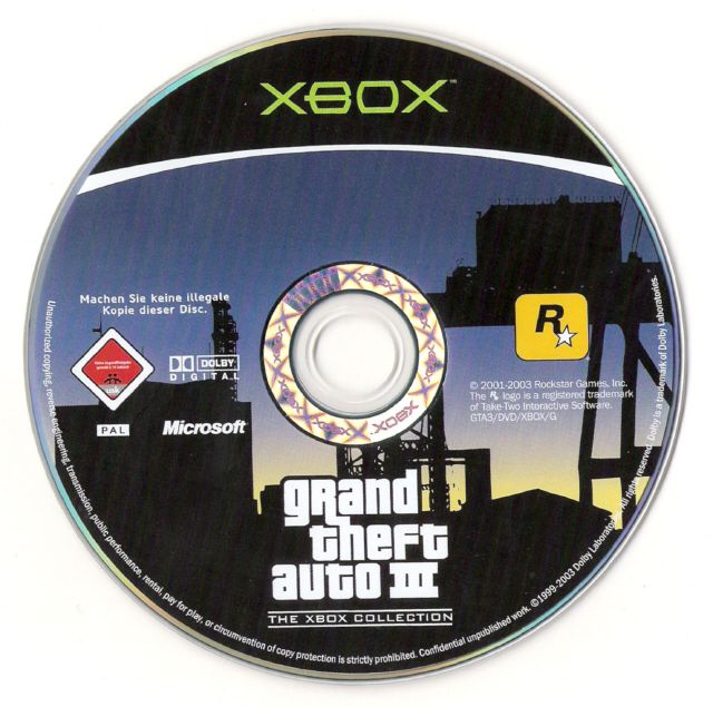 Media for Rockstar Games Double Pack: Grand Theft Auto (Xbox): GTA III