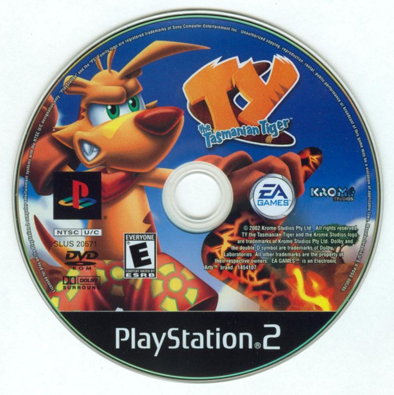 Media for Ty the Tasmanian Tiger (PlayStation 2)