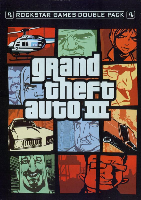 Inside Cover for Rockstar Games Double Pack: Grand Theft Auto (Xbox): Left Side