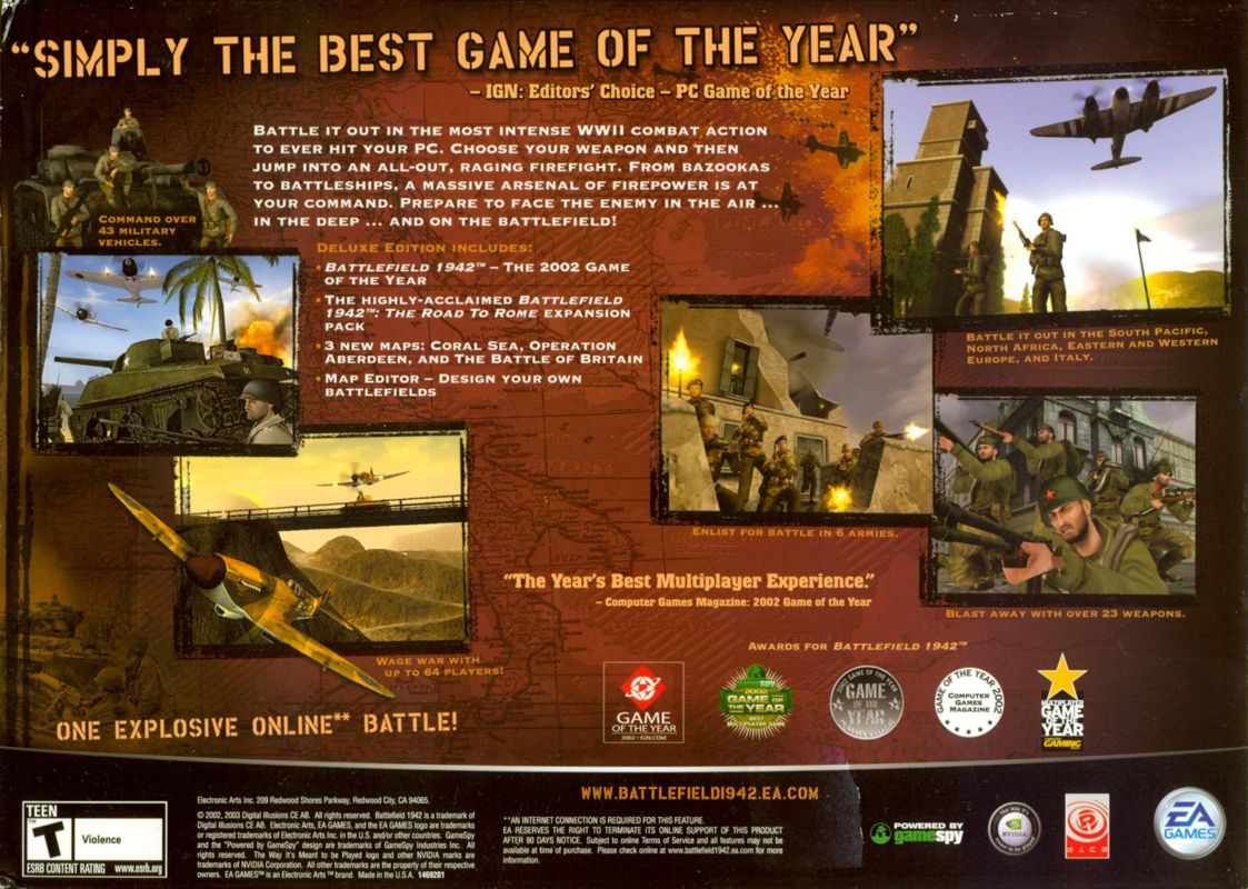 Battlefield 1942: Deluxe Edition cover or packaging material