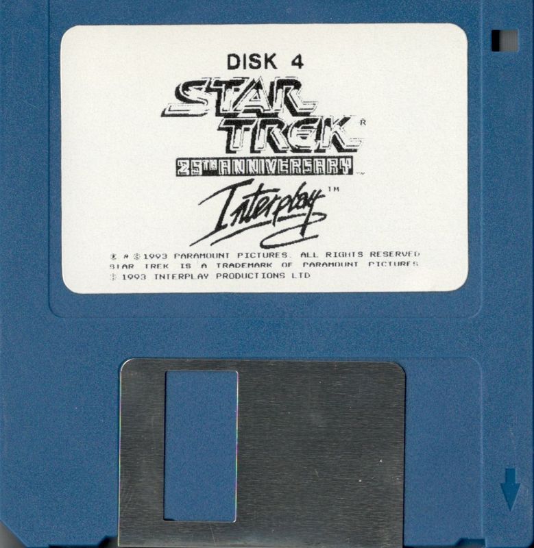 Media for Star Trek: 25th Anniversary (Amiga): Disk 4