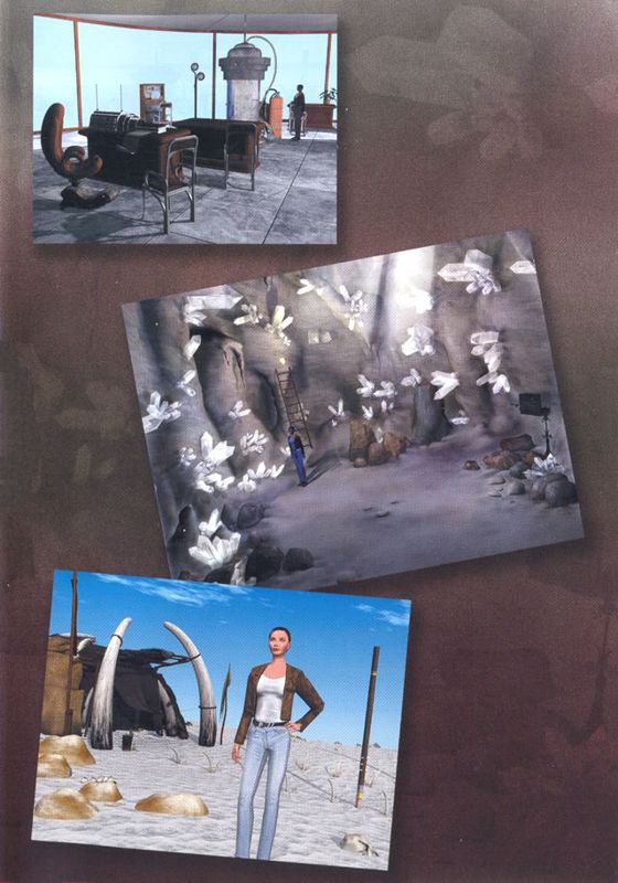 Inside Cover for Journey to the Center of the Earth (Windows): Right Flap