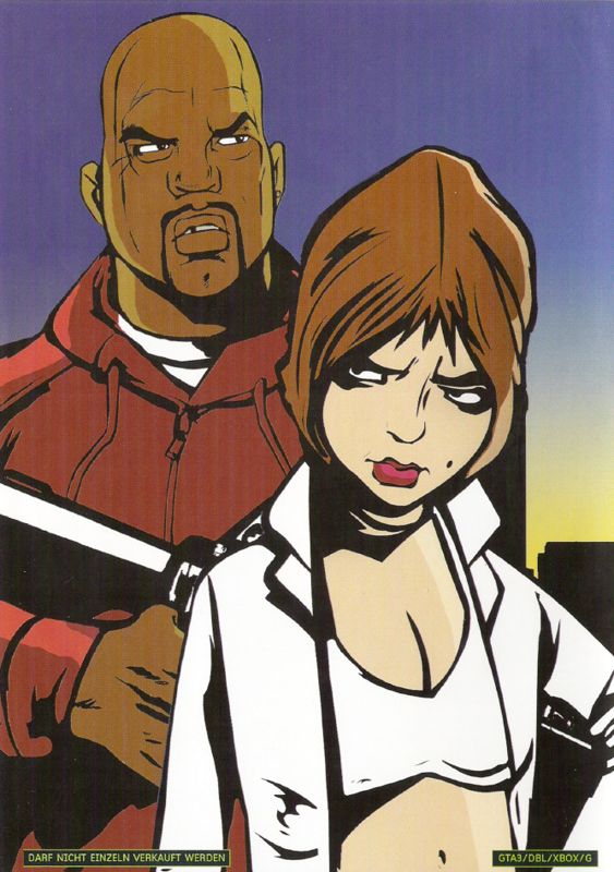Other for Rockstar Games Double Pack: Grand Theft Auto (Xbox): Keep Case Back Cover: GTA III