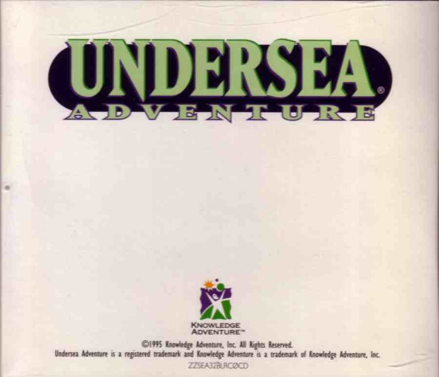 Other for Undersea Adventure (DOS and Macintosh and Windows): Jewel Case - Back