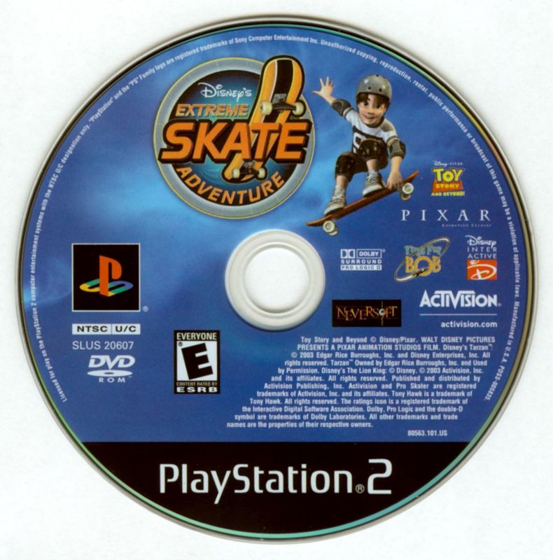 Disney's Extreme Skate Adventure Sony Playstation 2 Game