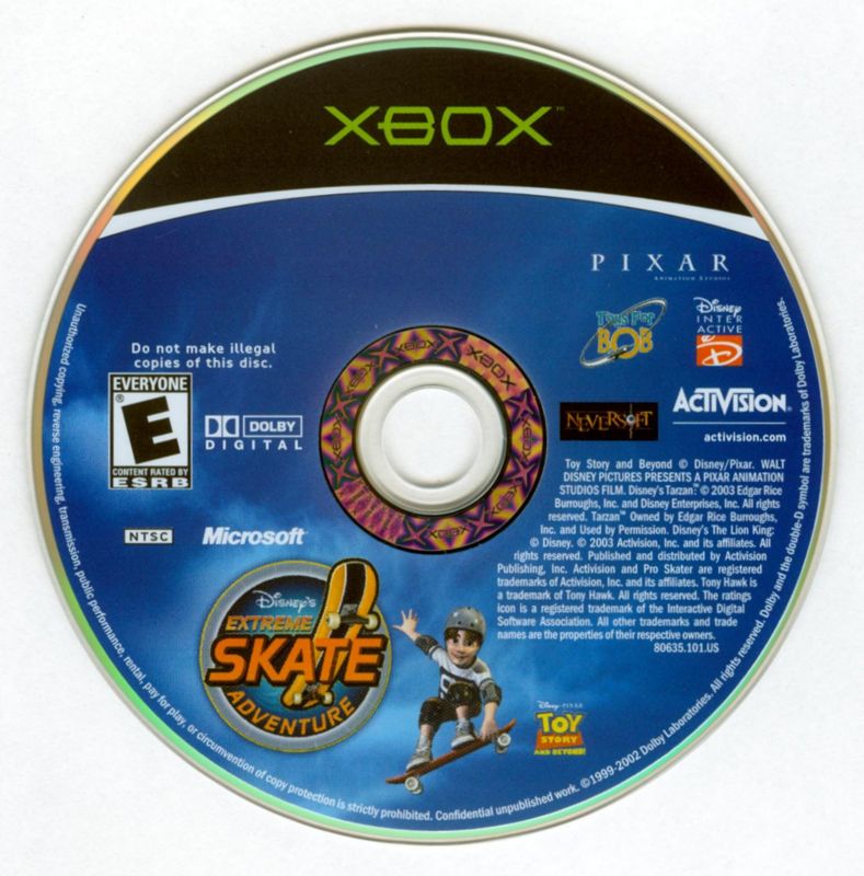 Media for Disney's Extreme Skate Adventure (Xbox)
