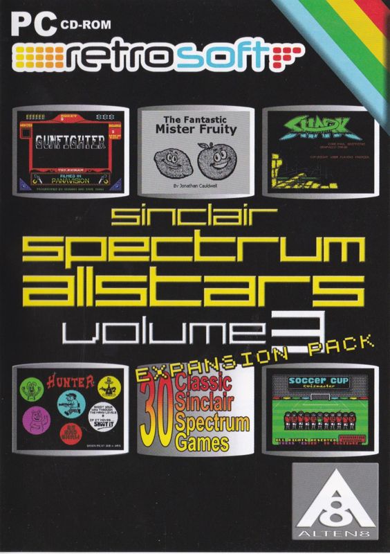 Front Cover for Sinclair Spectrum Allstars: Volume 3 (Windows)