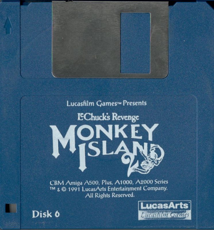 Media for Monkey Island 2: LeChuck's Revenge (Amiga): Disk 6