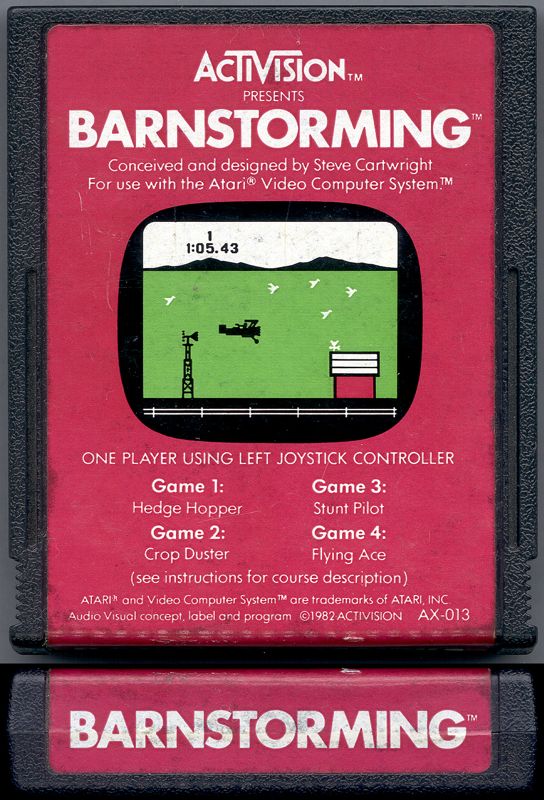 Media for Barnstorming (Atari 2600)