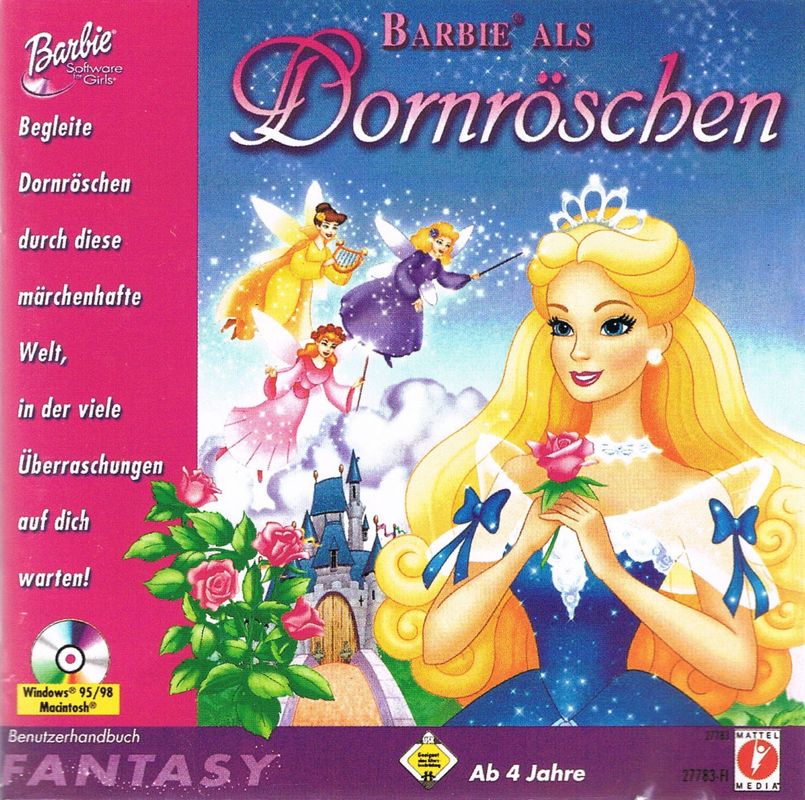 Front Cover for Barbie as Sleeping Beauty (Macintosh and Windows) (Software Pyramide release)