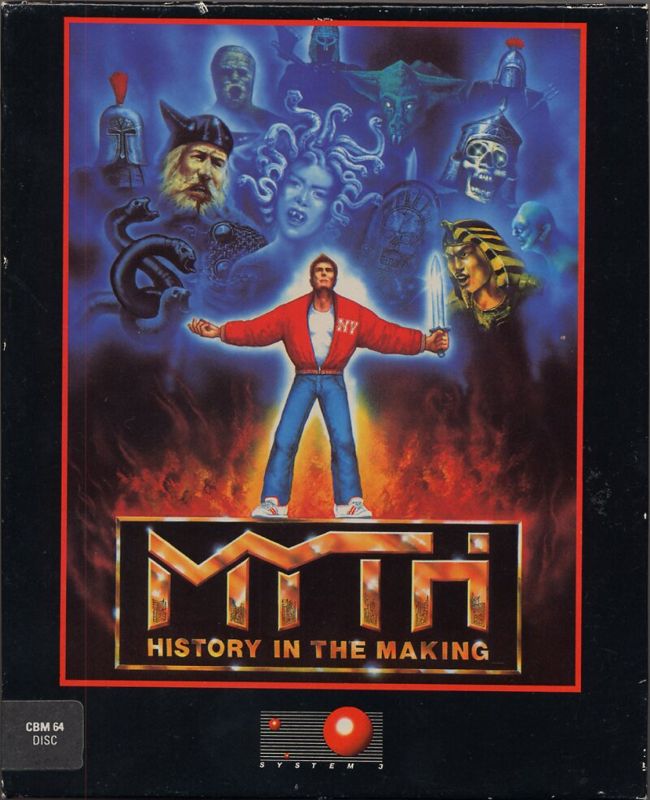 Front Cover for Myth: History in the Making (Commodore 64) (Floppy Disk release)
