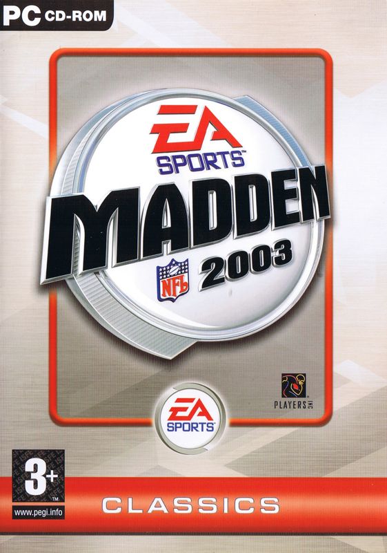 Front Cover for Madden NFL 2003 (Windows) (EA Classics release)