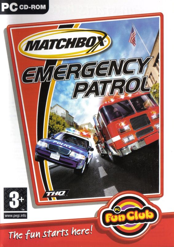 Front Cover for Matchbox: Emergency Patrol (Windows) (PC Fun Club release)