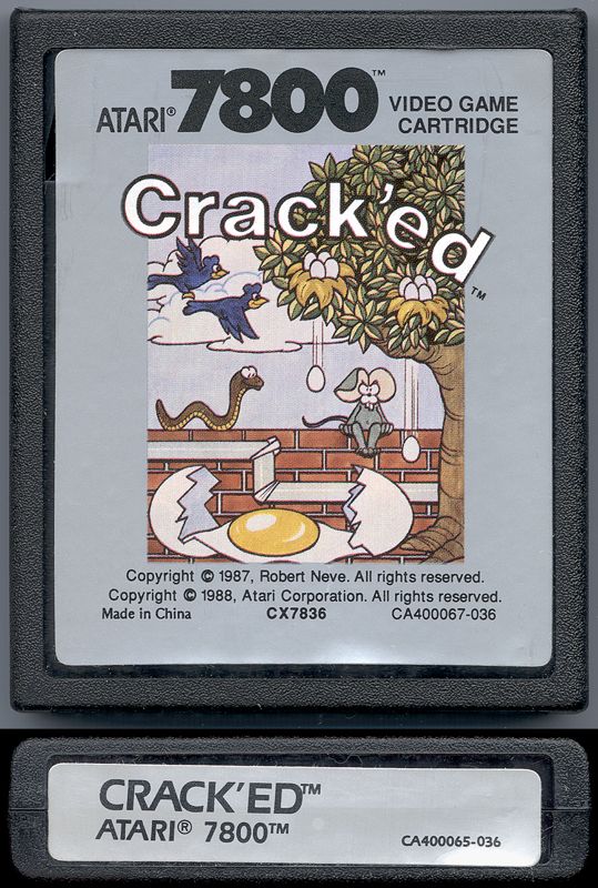Media for Crack'ed (Atari 7800)
