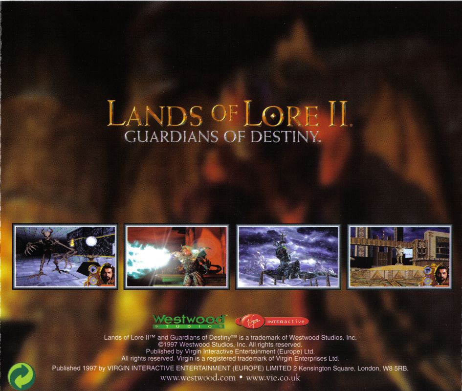 Other for Lands of Lore: Guardians of Destiny (DOS and Windows): Jewel Case - Back