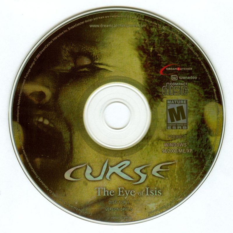 Media for Curse: The Eye of Isis (Windows)