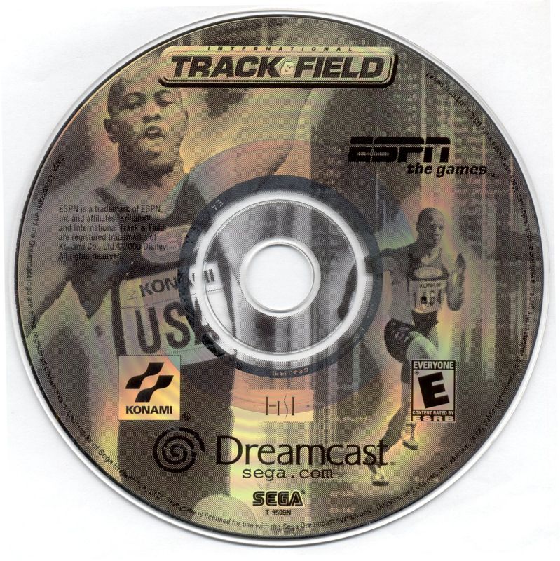 Media for ESPN International Track & Field (Dreamcast)