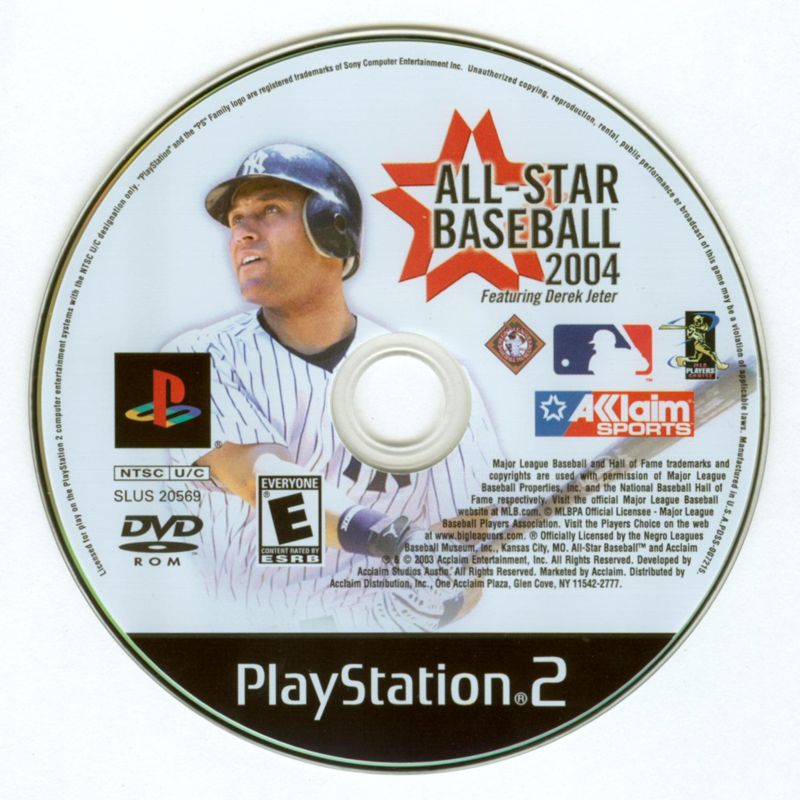 Media for All-Star Baseball 2004 (PlayStation 2)