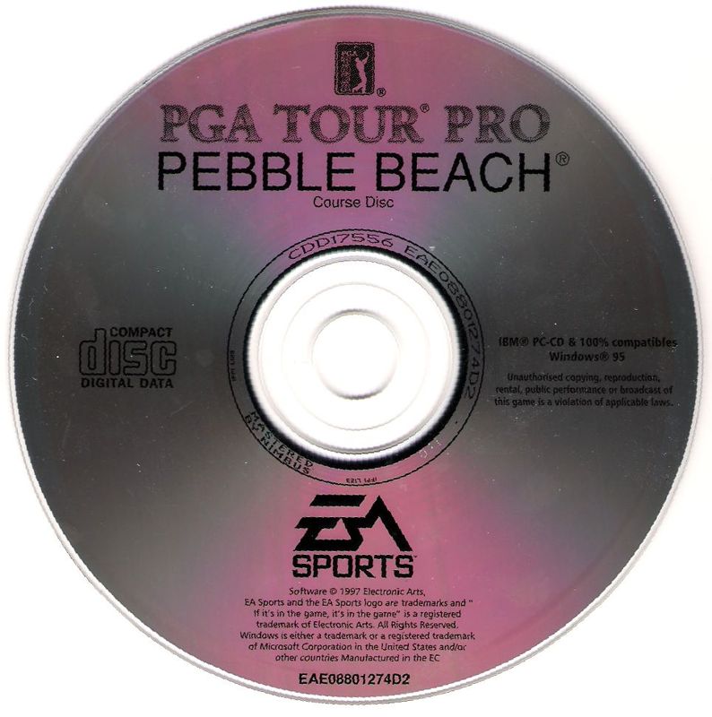 Media for PGA Tour Pro (Windows): Pebble Beach Course Disc