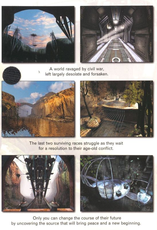 Inside Cover for Mysterious Journey II: Chameleon (Windows): Inside Flap - Left