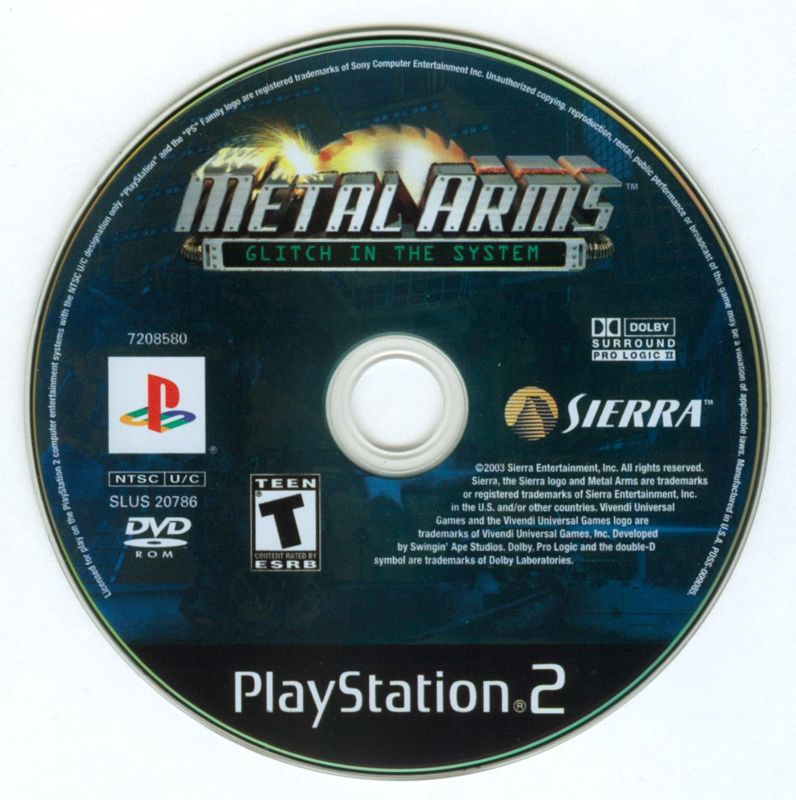 Metal Arms Glitch in the System cover or packaging material MobyGames