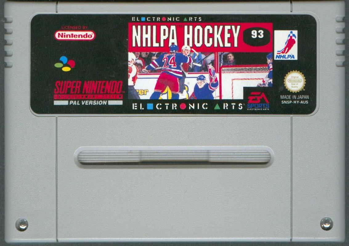 Media for NHLPA Hockey '93 (SNES)