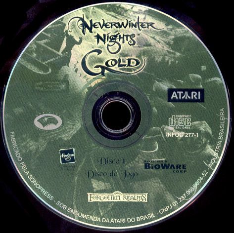 Media for Neverwinter Nights: Gold (Windows): Disc 1